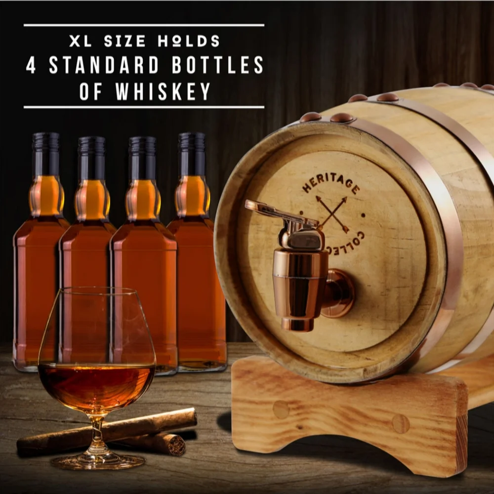Hammer Axe Whiskey Barrel 3l Beverage Dispenser